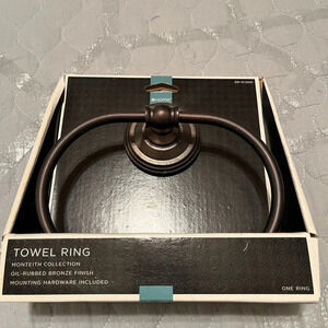 OILED RUBBED BRONZE~TOWEL RING~NIB